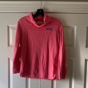 Vineyard Vines Pink Cowl Neck Top